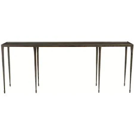 Long Cast Iron Console Table